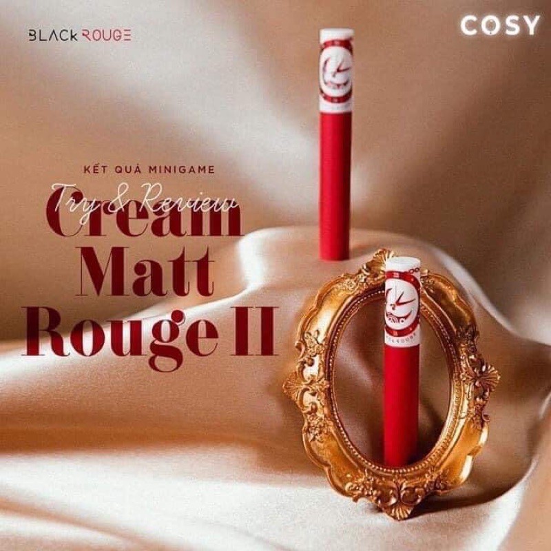 💄 Black Rouge Cream Matt Rouge version 2 💋