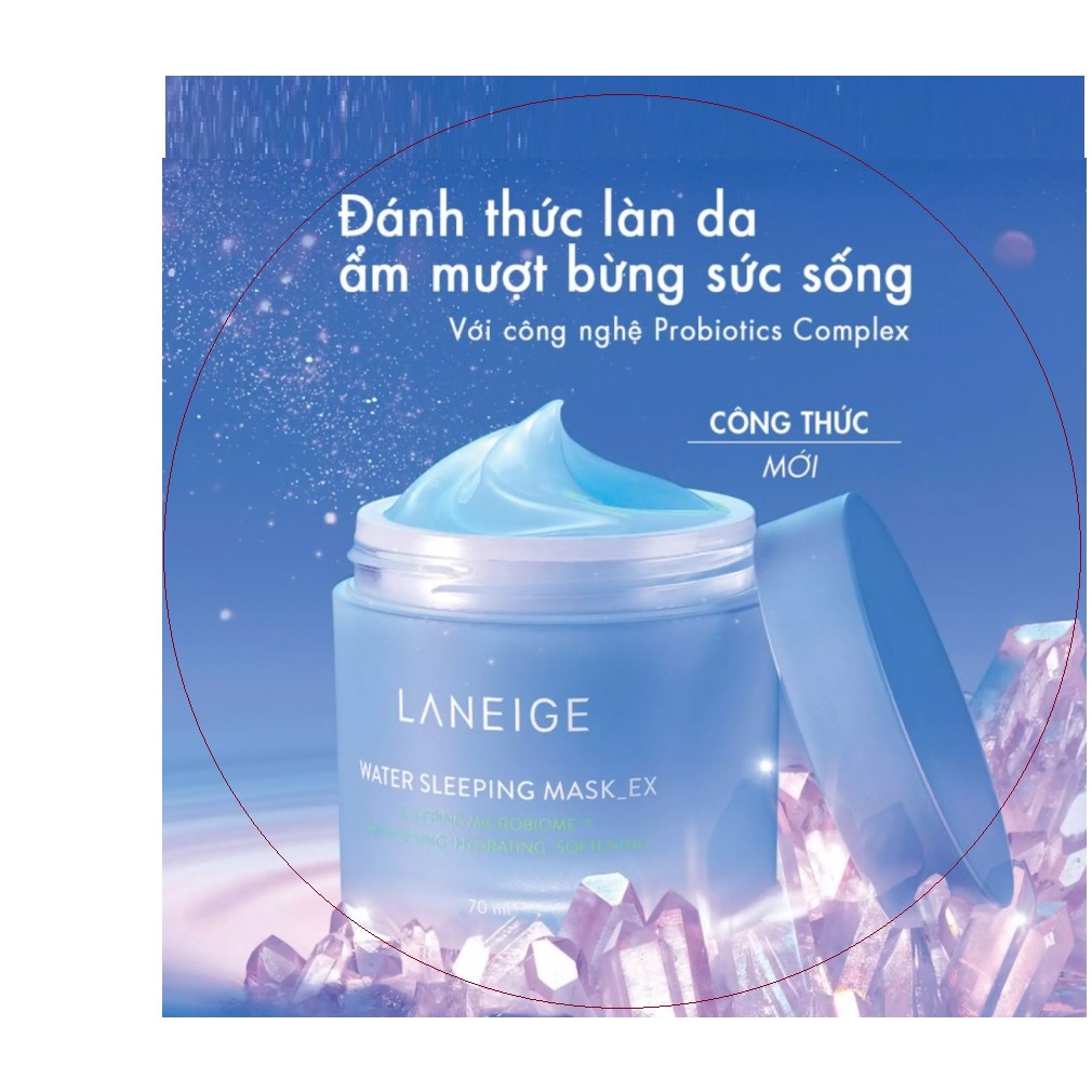 Mặt nạ ngủ Laneige dưỡng ẩm cấp nước trẻ hóa da ban đêm Water Sleeping Mask 100ml