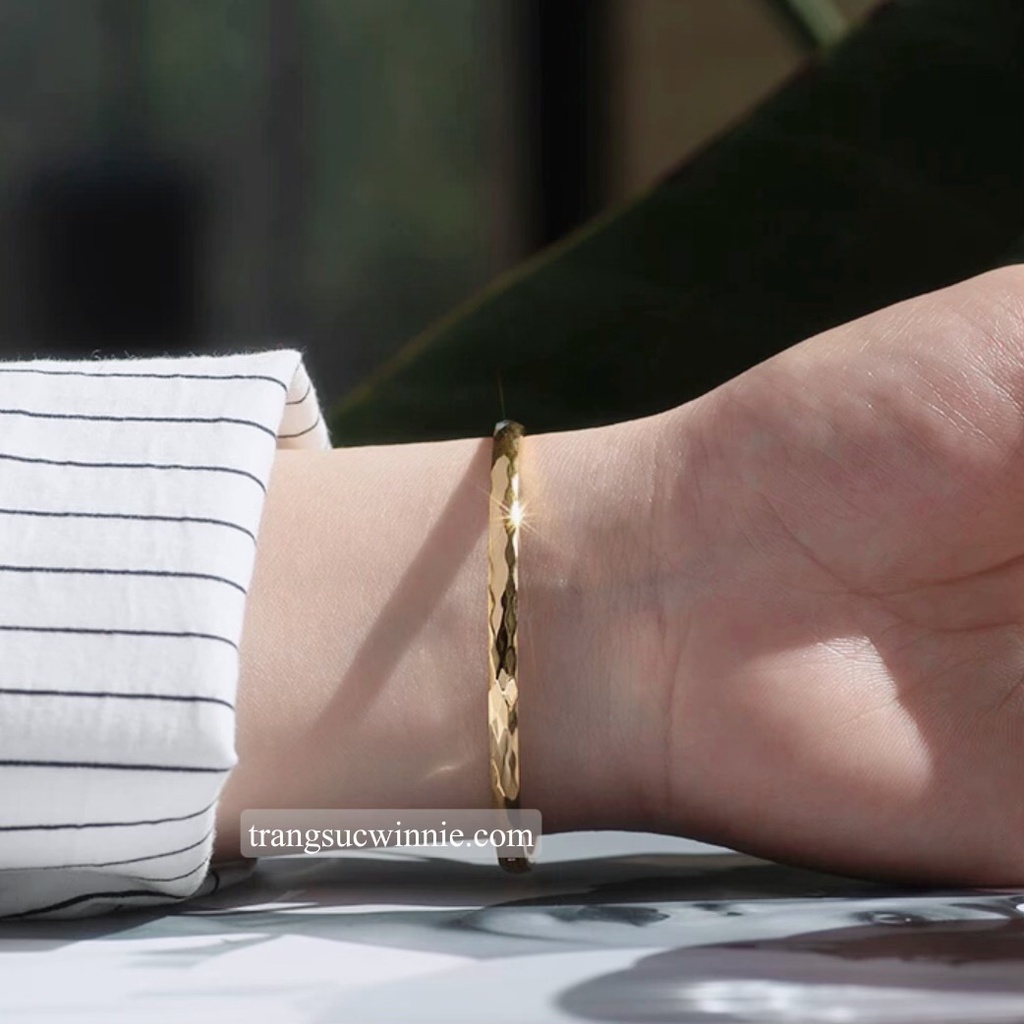 Vòng tay nữ titan Crystal VG