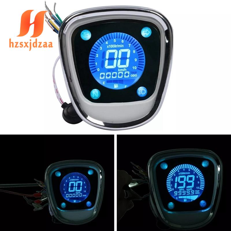 Đồng hồ đo tốc độ kỹ thuật số cho xe máy Honda C50 C70 C90 PASSPORT Cub 70