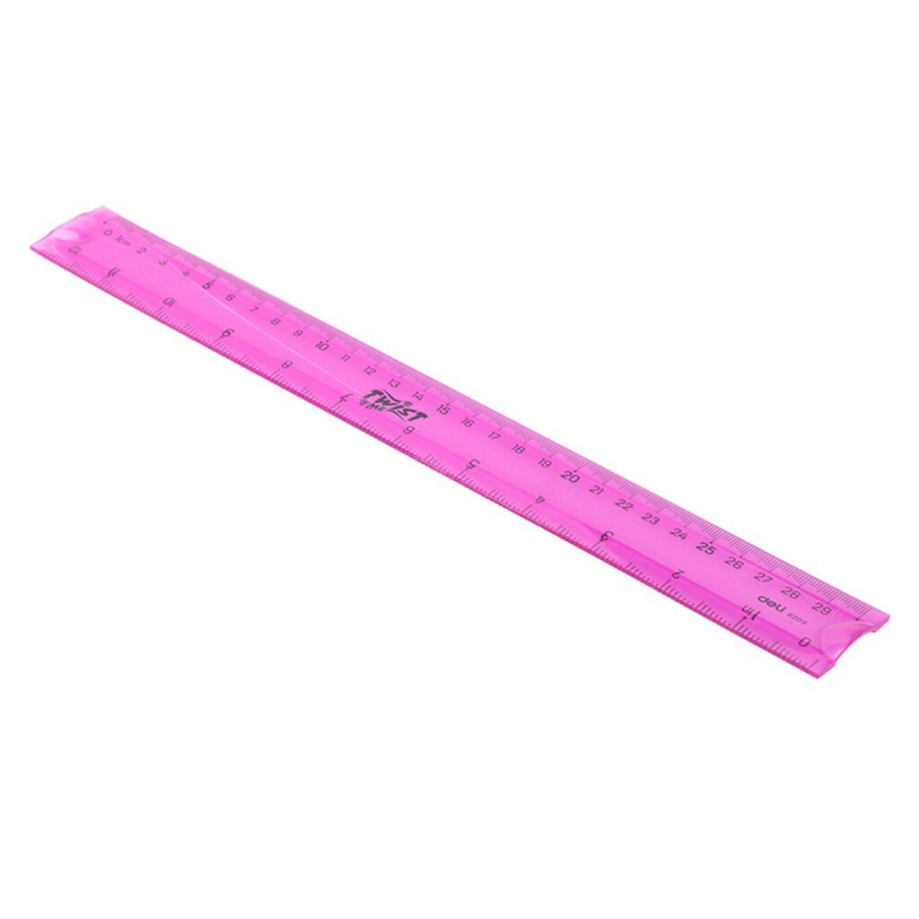 Thước kẻ học sinh  nhựa dẻo EcoPVC 20cm,  30cm DELI văn phòng phẩm cao cấp chính hãng, giá rẻ