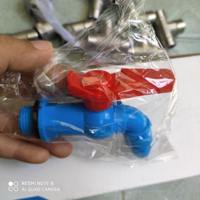 Vòi hồ nhựa thái tốt ren 21 - Rumine Thái tốt - Vòi nước thái