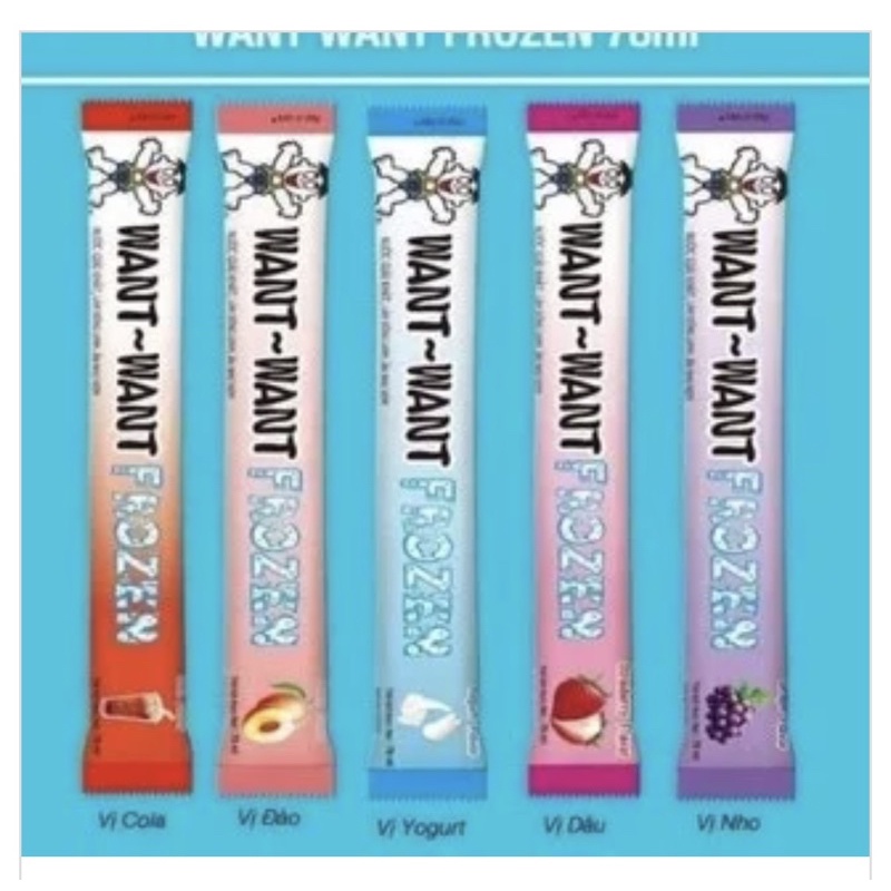 Bòn bon kem đá tuổi thơ Combo 20 cây kem đá Want Want