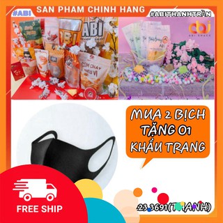 BÁNH TRÁNG ABI 14 VỊ MUA 2 TẶNG 1 KHẨU TRANG qa0208
