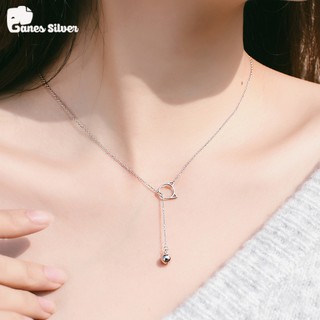 Dây Chuyền Mèo Chuông Miu Miu Chất Liệu Bạc Ta Cao Cấp - Ganes Silver