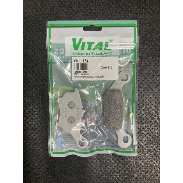 Bố thắng đĩa Yamaha Cuxi / Má phanh đĩa trước cho xe Cuxi hiệu Vital nhập thái lan