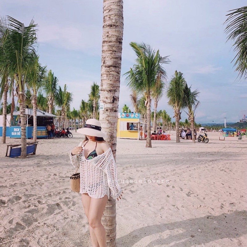 𝑹𝑬𝑼𝑺𝑺𝑰𝑬 𝑩𝑰𝑲𝑰𝑵𝑰 Áo lưới/ áo choàng phong cách Hàn Quốc #reussieaoluoi | BigBuy360 - bigbuy360.vn