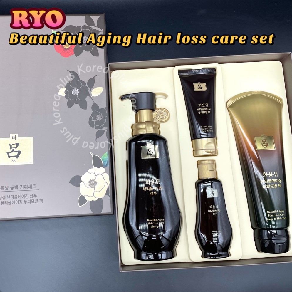 Bộ dầu gội kèm gói chăm sóc da đầu và tóc gãy rụng lão hóa cao cấp