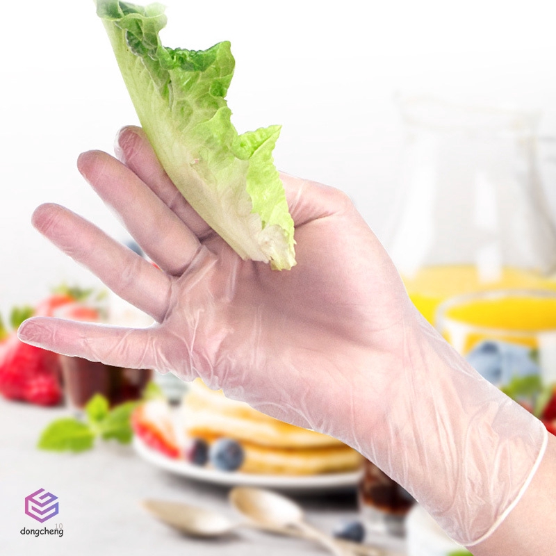 (Hàng Mới Về) Set 50 Cặp Găng Tay Pvc Trong Suốt Dùng Một Lần Chống Thấm Nước / Dầu