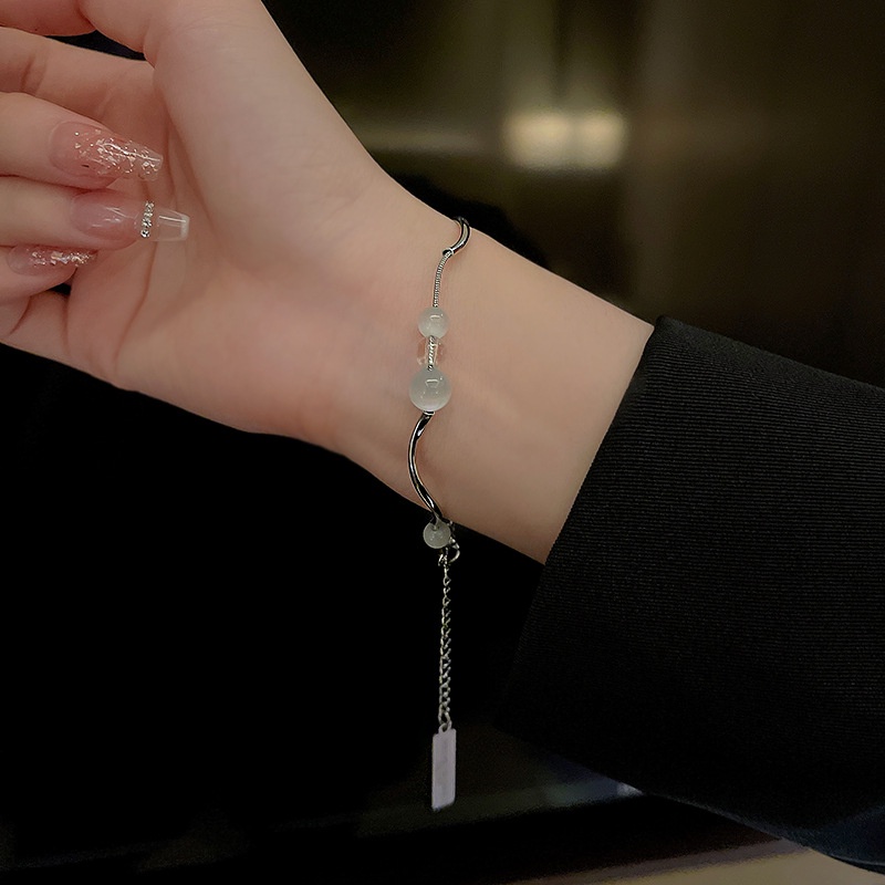 Vòng Tay Đính Đá Zircon / Ngọc Trai / Bướm / Trái Tim Thời Trang Phong Cách Hàn Quốc Cho Nữ