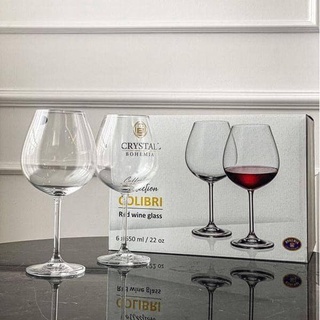 Set Bình Thở Kèm 6 Ly Pha Lê Bohemia (SX Séc)