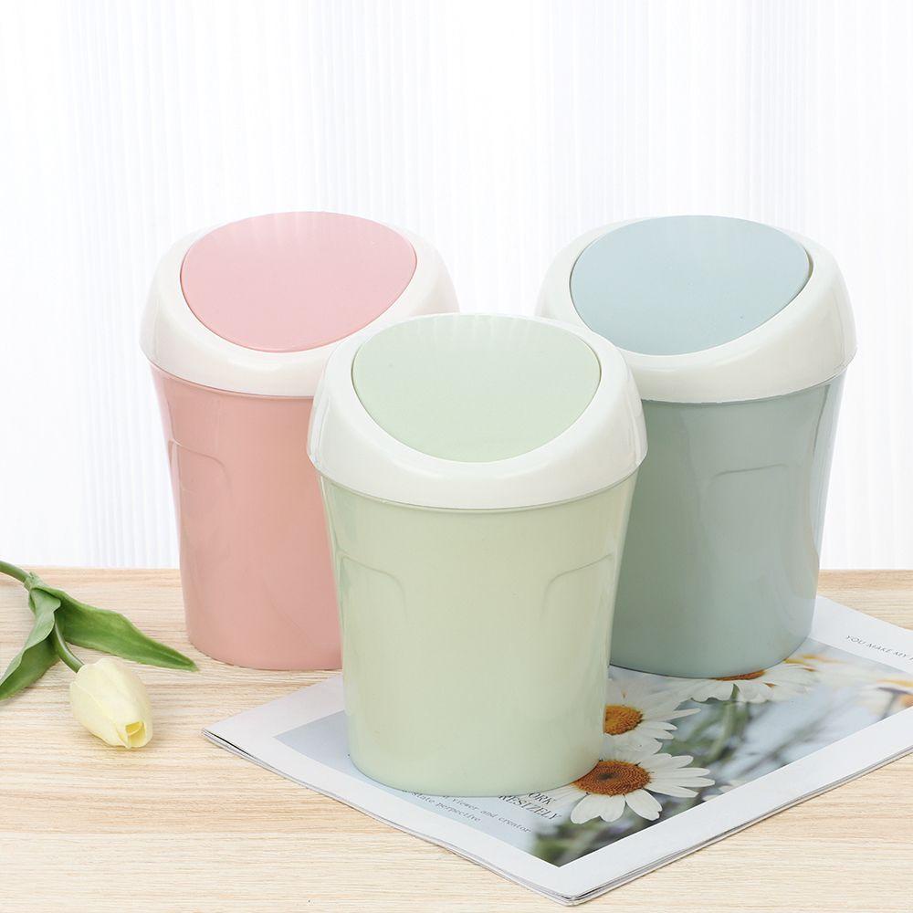 Thùng Rác Để Bàn Có Vỏ Bọc Tiện Dụng Cho Nhà Bếp