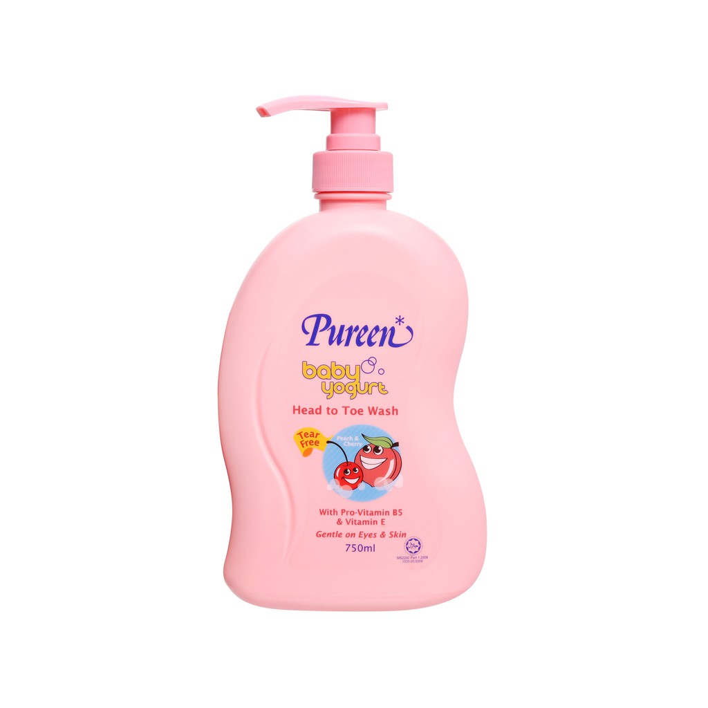 Sữa Tắm Gội Toàn Thân Cho Bé Pureen 750ml