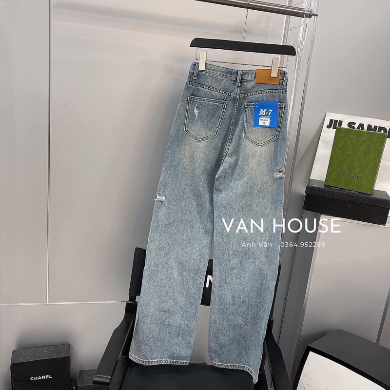 Mã 3123-3380-677-3366 QUẦN SUÔNG RÁCH GỐI