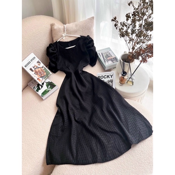 Đầm tay phồng dạo phố Anni BT171