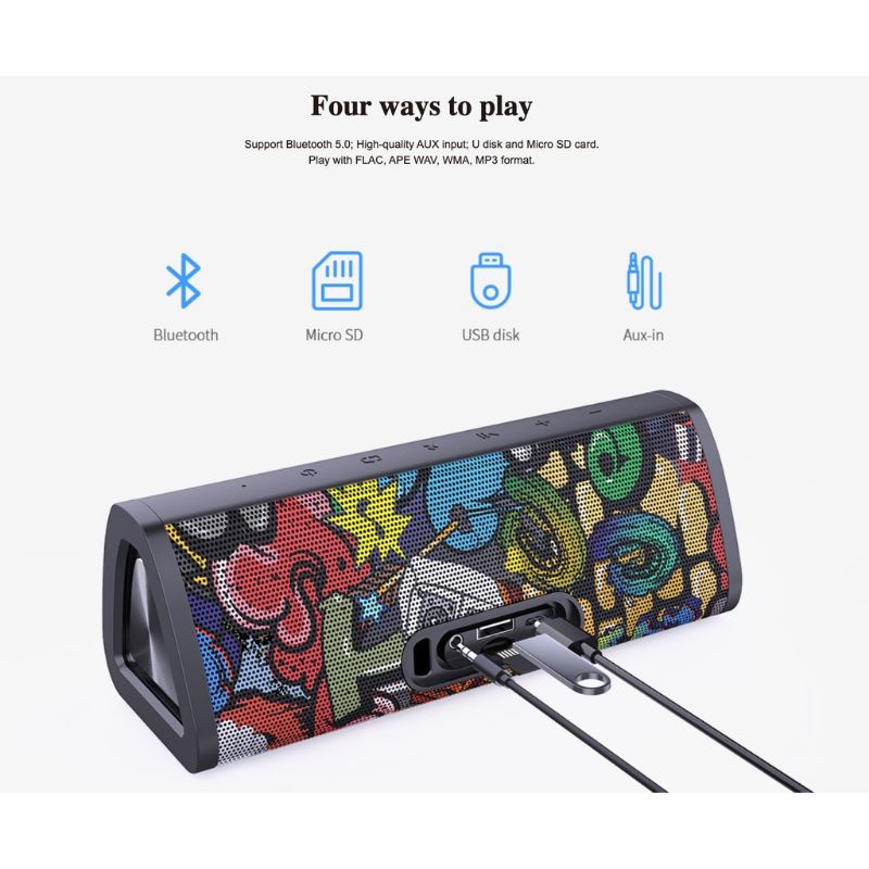 Loa Bluetooth Mifa A10+ màu đỏ Super Bass Hàng Chính Hãng 100%