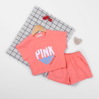 2205.SET BG AO CANH DOI CHU PINK