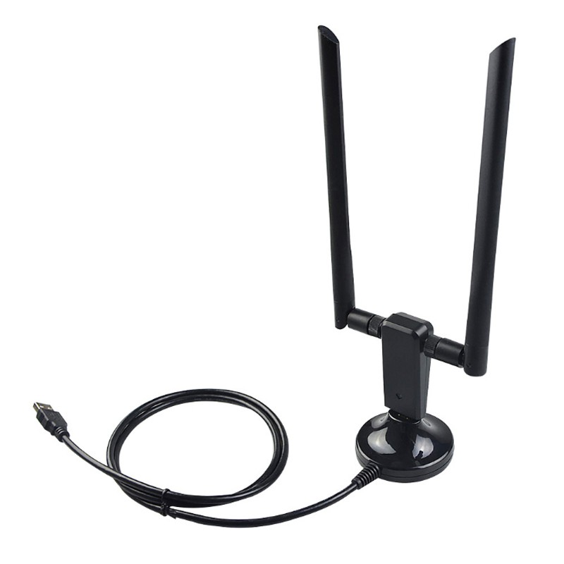 Bộ thu bộ chuyển đổi Wi-Fi không dây USB băng tần kép 2.4GHz / 5GHz dải dài 1200Mbps | BigBuy360 - bigbuy360.vn