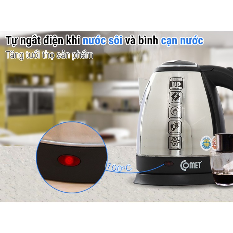 BÌNH ĐUN SIÊU TỐC COMET CM8215 - 1.5L