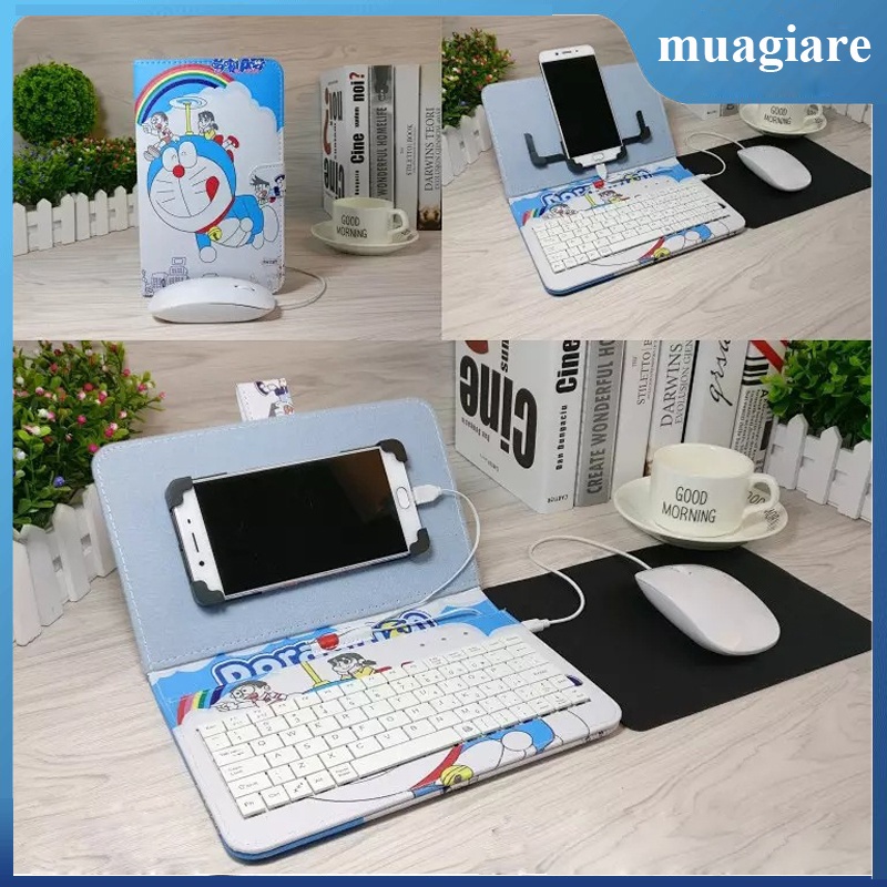 Bao da tích hợp phím kèm chuột cho điện thoại và máy tính bảng từ 4 đến 7inch - BẢO HÀNH 1 ĐỔI 1 NẾU LỖI