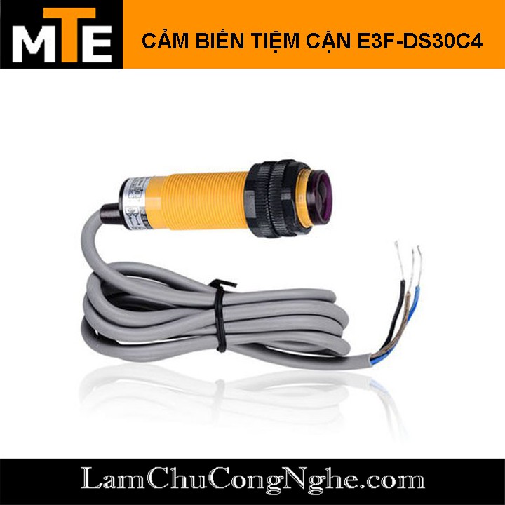 Cảm biến phát hiện vật cản 30cm DC 6-36V dùng hồng ngoại E3F-DS30C4