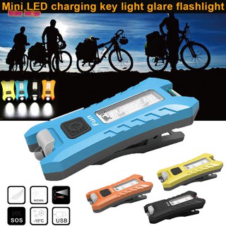 Đèn pin LED mini cảnh báo đa năng tiện dụng