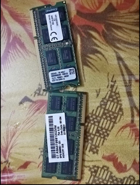 DDR3 Laptop 2gb - 4gb - 8gb bus 1600