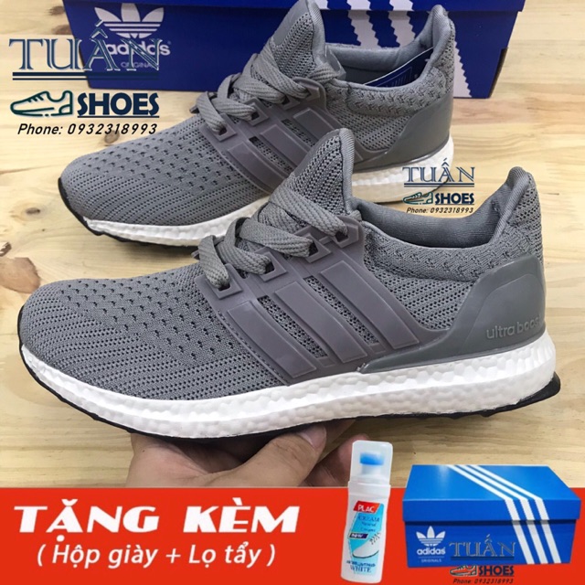 GIÀY THỂ THAO ULTRABOOST GHI XÁM NAM NỮ HOT . ¹