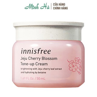 Kem dưỡng trắng da nâng tone Innisfree Jeju Cherry Blossom Tone Up Cream 50ml