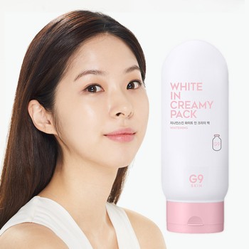 Kem Tắm Trắng G9 Skin White In Creamy Pack (200ml) + Kem dưỡng trắng da G9 Skin-White In Whipping Cream