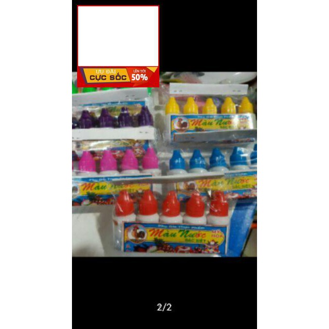 Màu thực phẩm size lớn