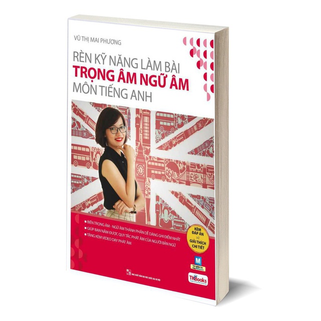 Sách - Rèn Kỹ Năng Làm Bài Trọng Âm, Ngữ Âm Môn Tiếng Anh (Tái bản 2019)