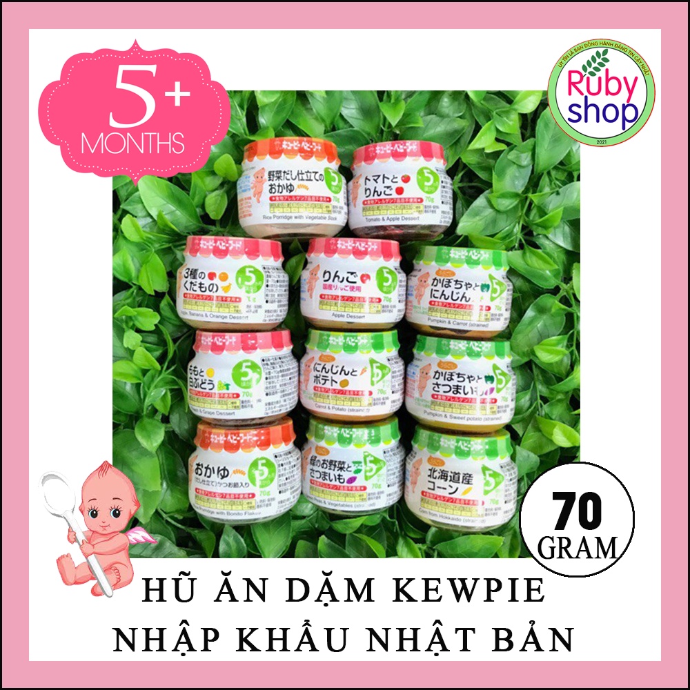 Đồ ăn dặm KEWPIE dành cho bé (5+ tháng tuổi) - Baby Food KEWPIE