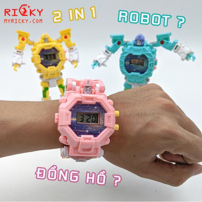 Đồng hồ đeo tay Robot - ROBOT biến hình đồng hồ đeo tay