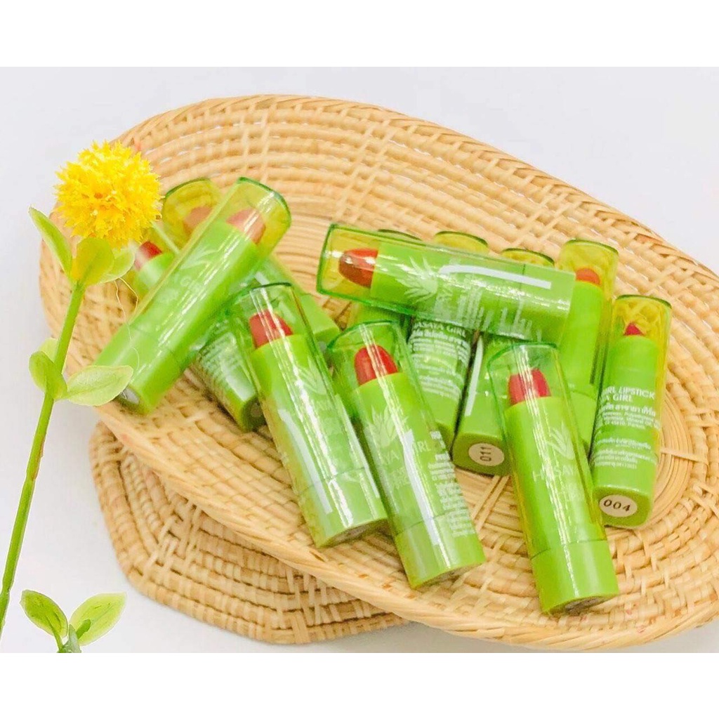 Son Dưỡng Có Màu Chiết Xuất Nha Đam Hasaya Girl - 99% Aloe Vera Shiny Lipstick