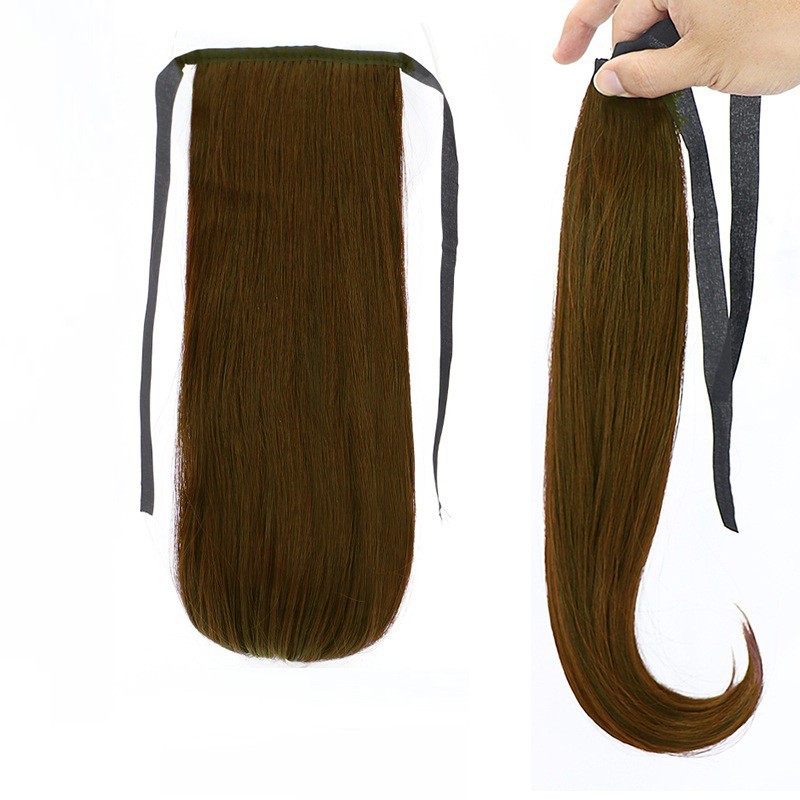 Tóc giả cột 40cm ❤️FREESHIP❤️ Tóc cột giả đuôi cúp 40cm D12