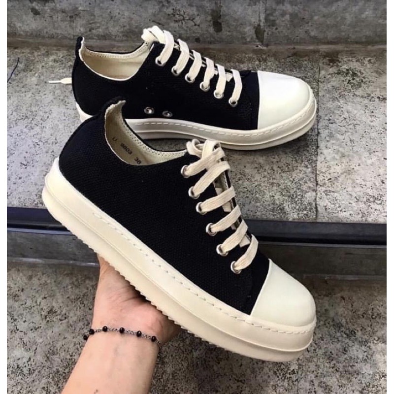 Giày Sneaker Rick Owen cổ thấp full size ( 36-43)