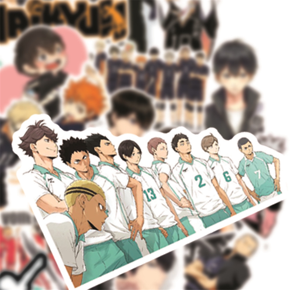 50Pcs/Set ❉ Haikyuu!! Series 04 Stickers ❉ DIY Fashion Waterproof Doodle Decals Stickers