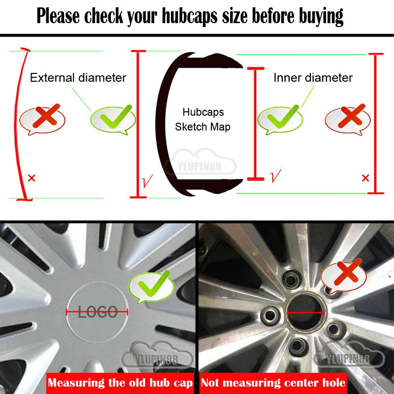 Bộ 4 Nắp Đậy Trục Bánh Xe Hơi ford ranger laser escort cougar falcon ecosport fiesta escape kuga transit focus f150