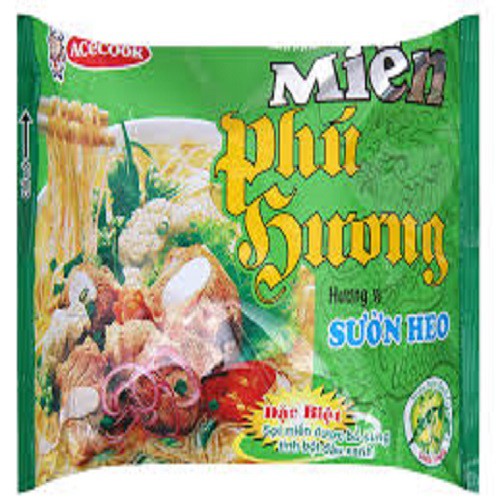 Thùng 24 Gói Miến Phú Hương Hương Acecook VỊ SƯỜN HEO