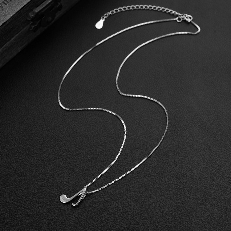 Dây chuyền bạc thời trang kiểu dáng mặt hinh nốt nhạc cá tính ANTA Jewelry - ATJ9010