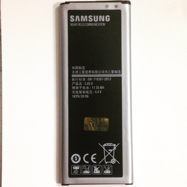 Pin SAMSUNG NOTE 4 2 sim chính hãng