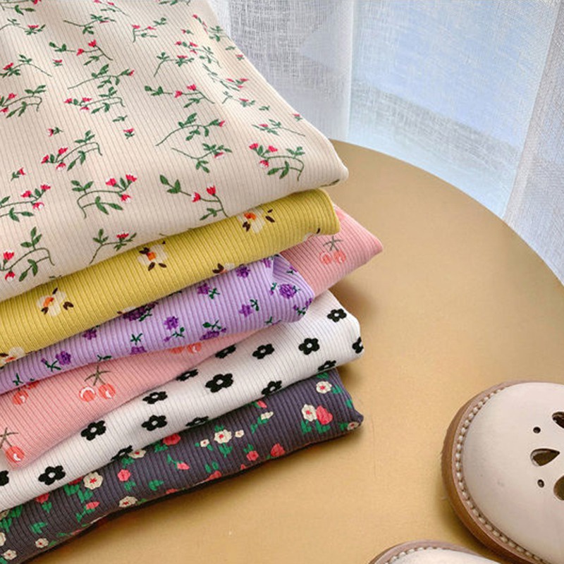 Áo thun tay dài cổ tròn chất liệu polyester thoải mái cho bé gái 4-6 tuổi tùy chọn họa tiết