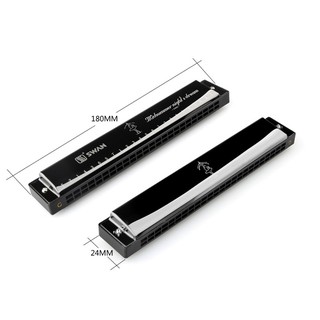 Kèn harmonica SWAN 52 cao cấp 24 lỗ  .