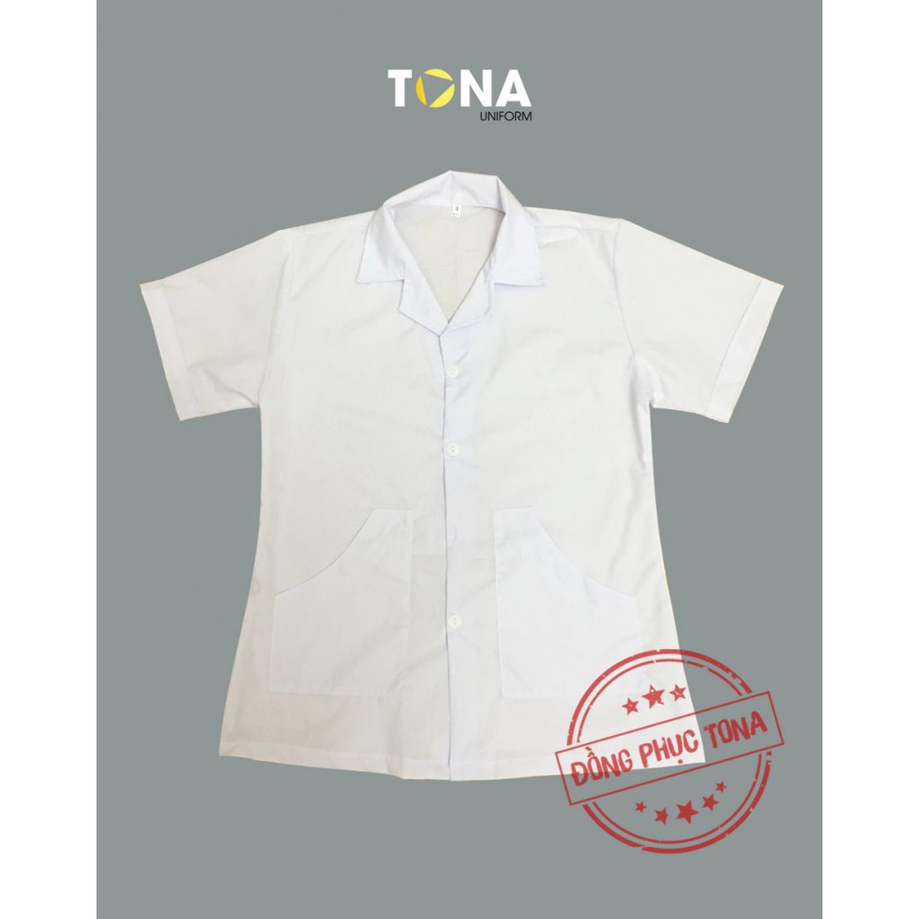 May áo Blouse bác sĩ theo yêu cầu