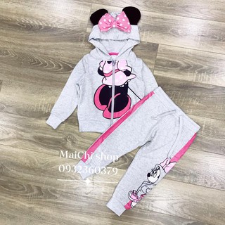 Bộ áo khoác Mickey bé gái