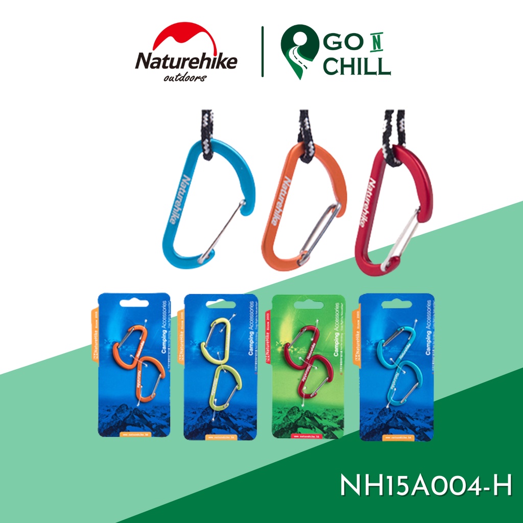 Móc khóa chữ D đa năng đôi NatureHike NH15A004-H 4cm