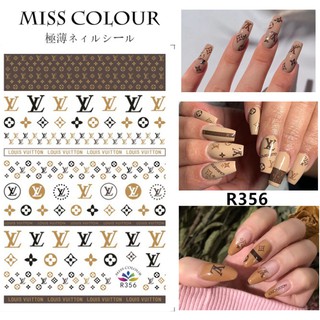 sticker dán móng tay logo, thương thiệu