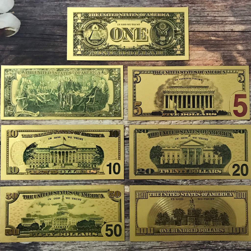 FULL MỆNH GIÁ BỘ TIỀN ĐÔ MẠ VÀNG - SLXT0219