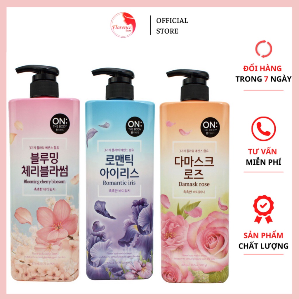 SỮA TẮM DƯỠNG TRẮNG DA/ THE ON /Sữa Tắm On The Body Perfume Sweet Love Body Wash 900ml [HOT]